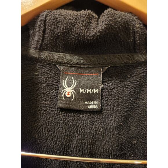 Spyder kids‎ black windbreaker jacket size M - Picture 6 of 6